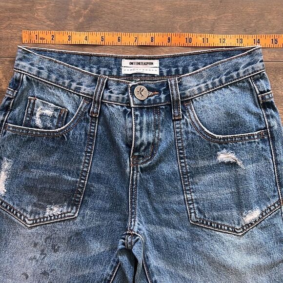 One Teaspoon distressed jeans Sz-25 - Picture 5 of 9